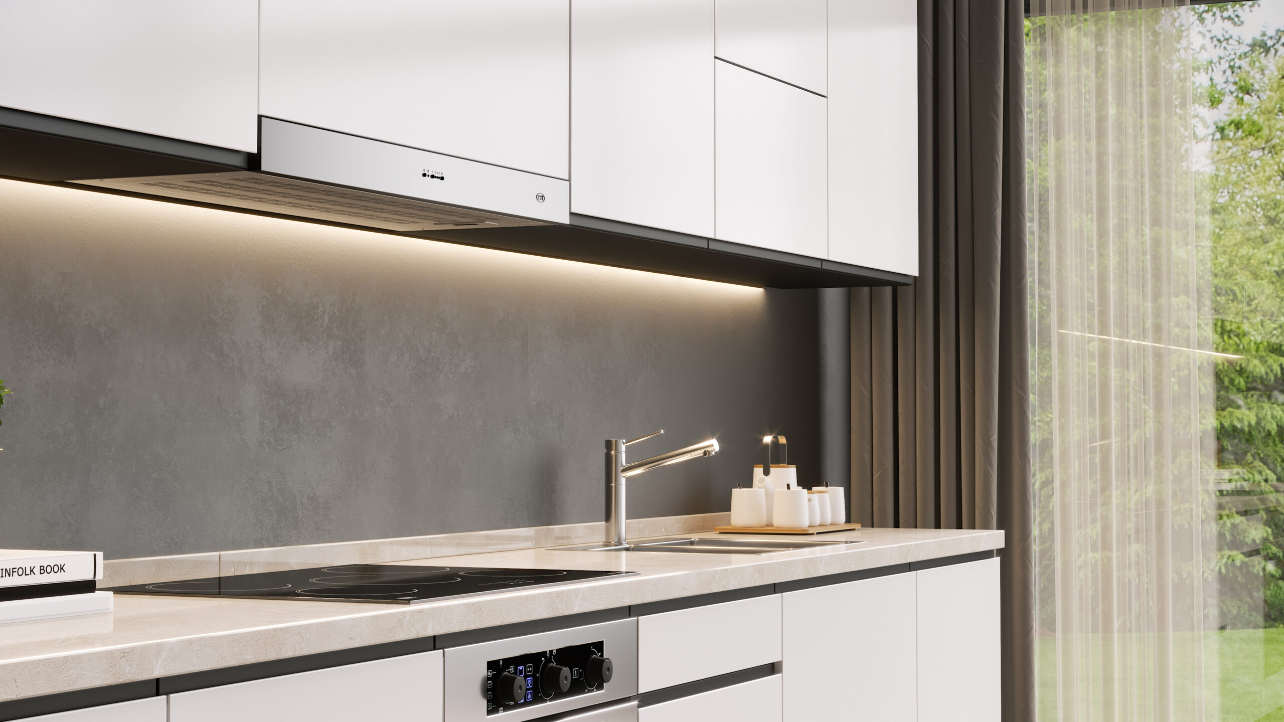 Campana Extractor Extensible De Pared TST - Image 2