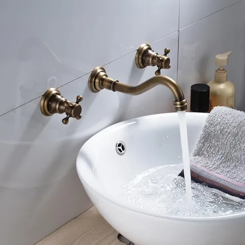 Grifería de pared – doble comando Valemma